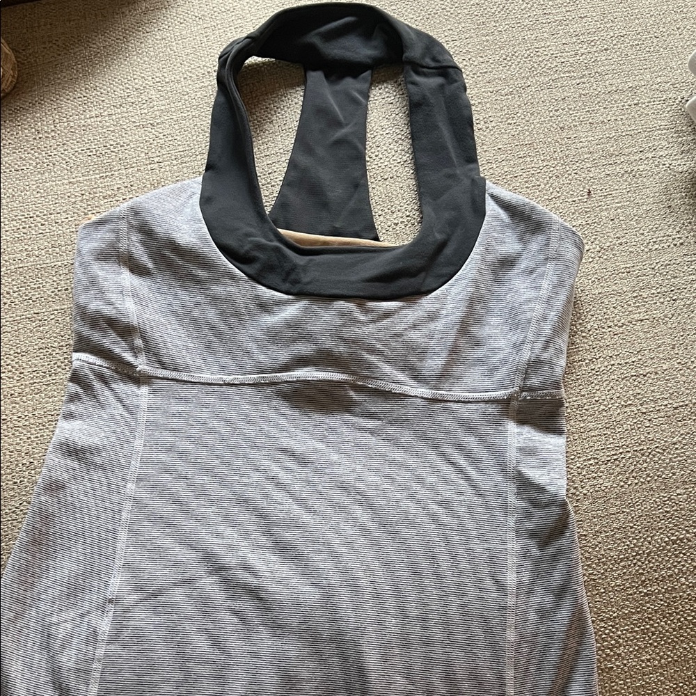 Lululemon Gray and Black Tank Top women’s Size 4